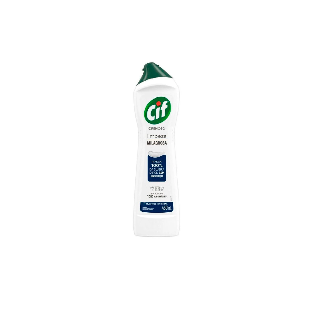 Limpador Cremoso Cif Limpeza Profunda Original 450mL