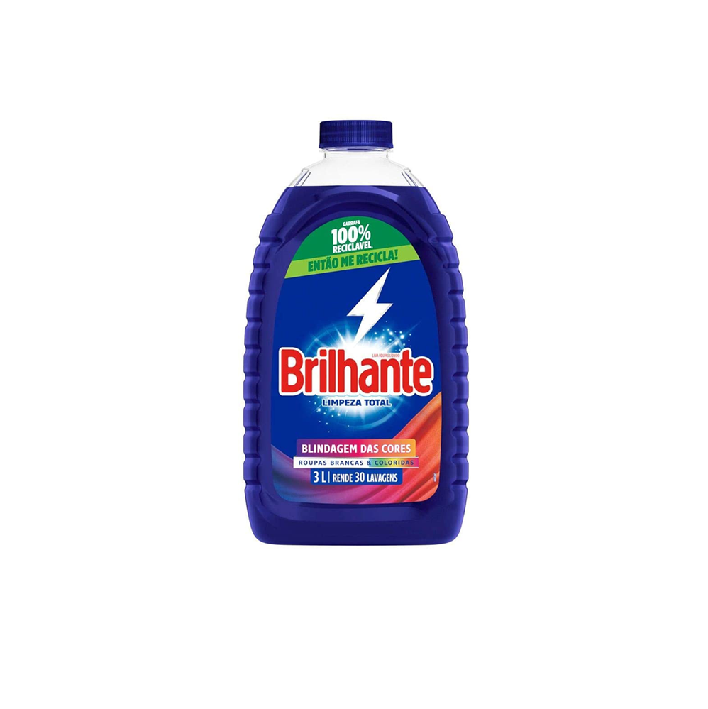 Lava Roupas Líquido Brilhante 3L