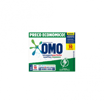 Sabão em Pó Omo Lavagem Perfeita Sanitiza & Higieniza 800g