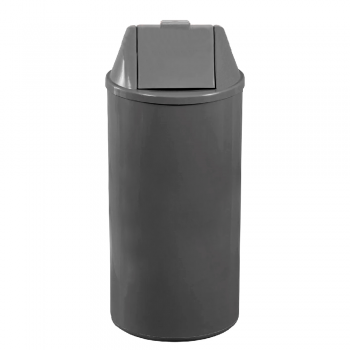 Lixeira com Tampa Basculante 22L JSN - Cinza