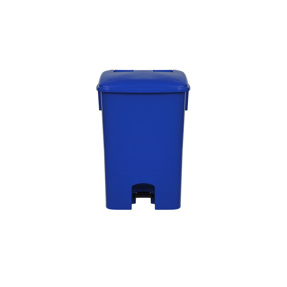 Lixeira com Pedal 100L Bralimpia - Azul