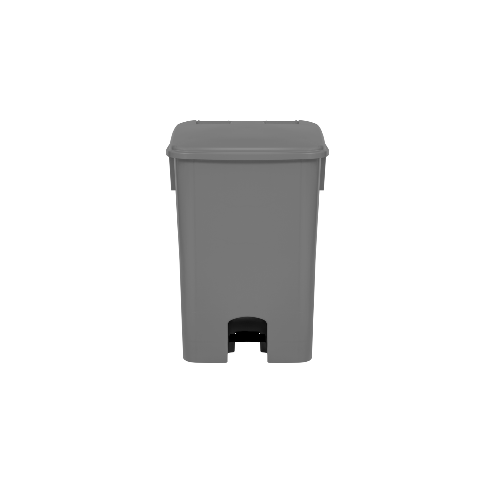 Lixeira com Pedal 100L Bralimpia - Cinza