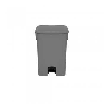 Lixeira com Pedal 100L Bralimpia - Cinza