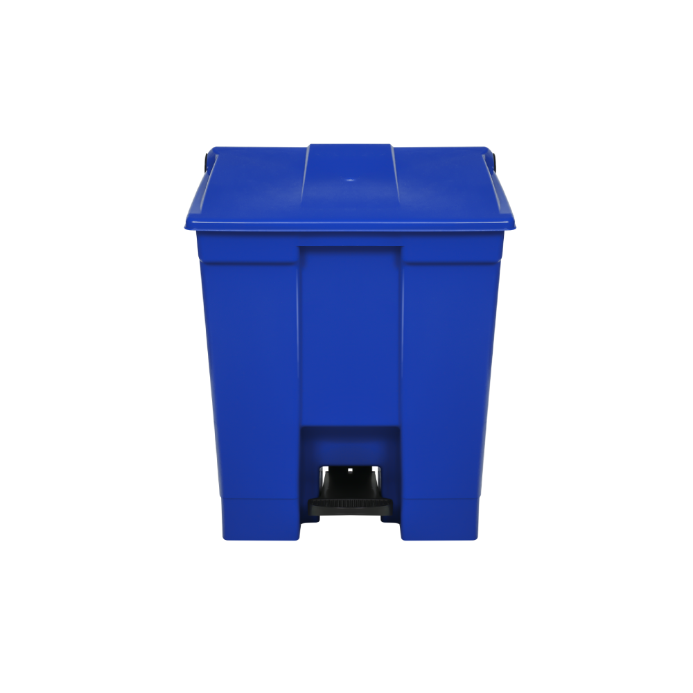 Lixeira com Pedal 60L Bralimpia - Azul