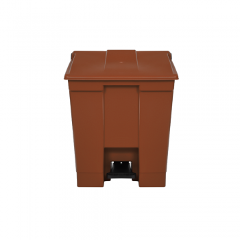 Lixeira com Pedal 60L Bralimpia - Marrom