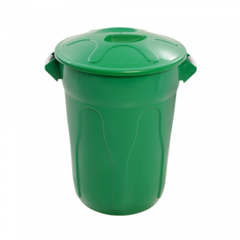 Lixeira com Tampa 100L JSN - Verde