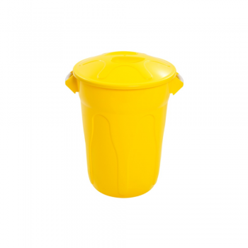 Lixeira com Tampa 20L JSN - Amarelo