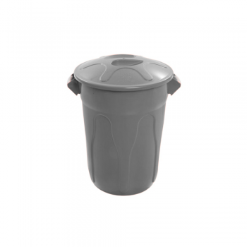 Lixeira com Tampa 20L JSN - Cinza