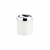 Lixeira com Tampa Basculante Inox 5L Viel Branca