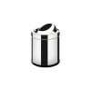 Lixeira Inox com Tampa Basculante 5L Viel com Aro Cromado