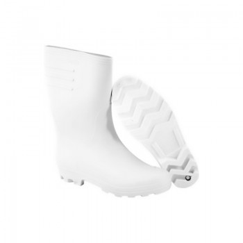 Bota PVC Vonder n° 37 Cano Médio Branca
