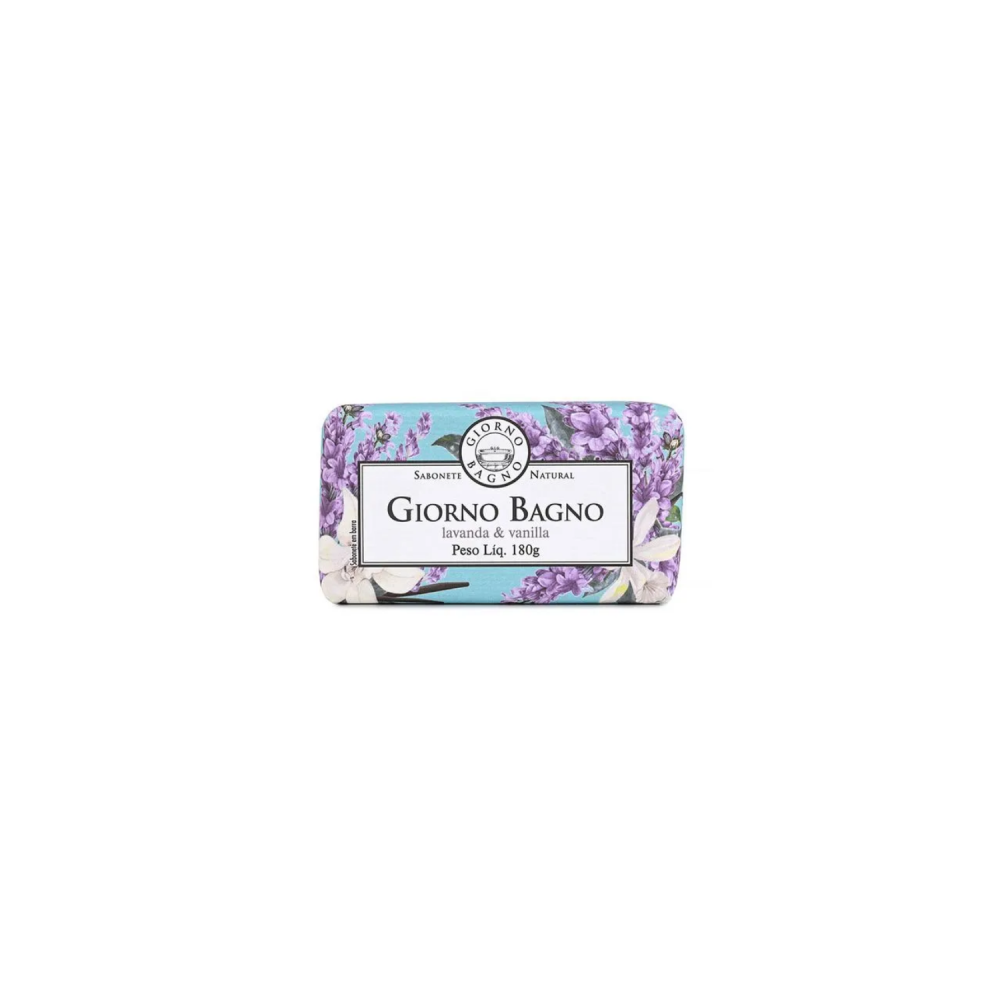 Sabonete Barra Giorno Bagno Lavanda e Vanilla 180g