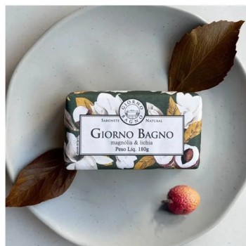 Sabonete Barra Giorno Bagno Magnólia e Lichia 180g