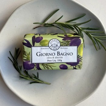 Sabonete Barra Giorno Bagno Oliva e Alecrim 180g