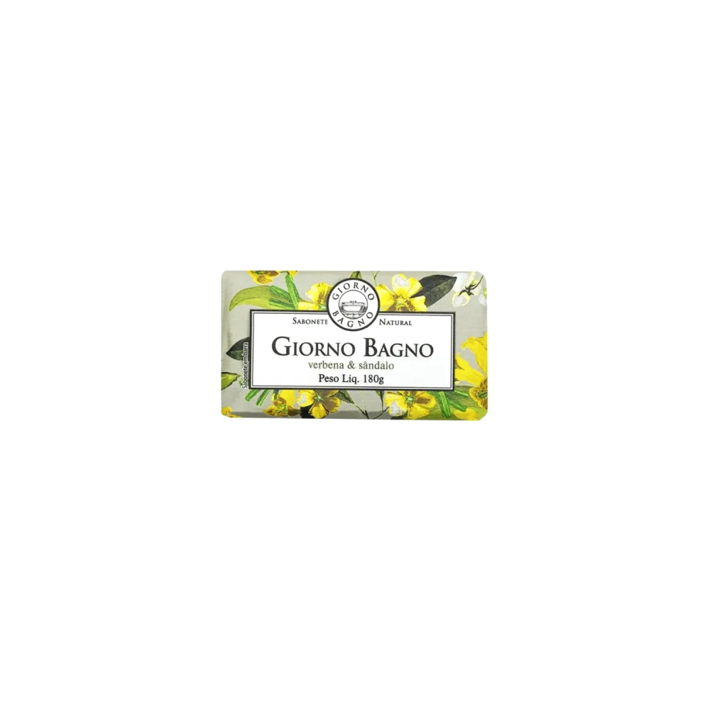 Sabonete Barra Giorno Bagno Verbena e Sândalo 180g