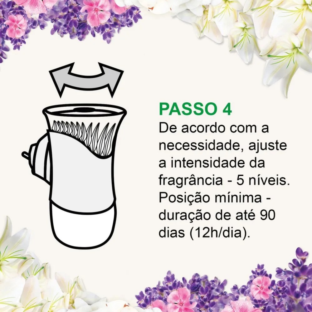 Difusor Elétrico Bom Ar Lavanda e Gerânio Aparelho + Refil 16mL 