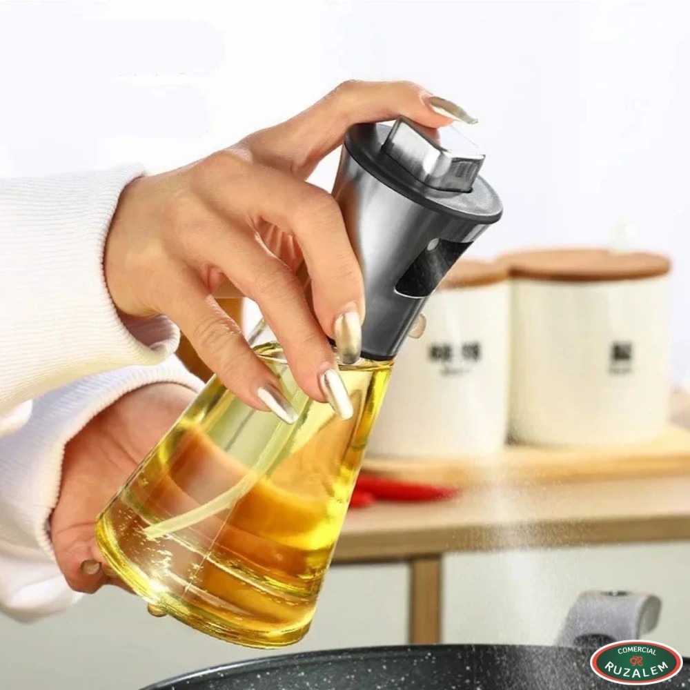 Spray Pulverizador p/ Azeite, Vinagre e Óleo 200mL Galheteiro Unyhome