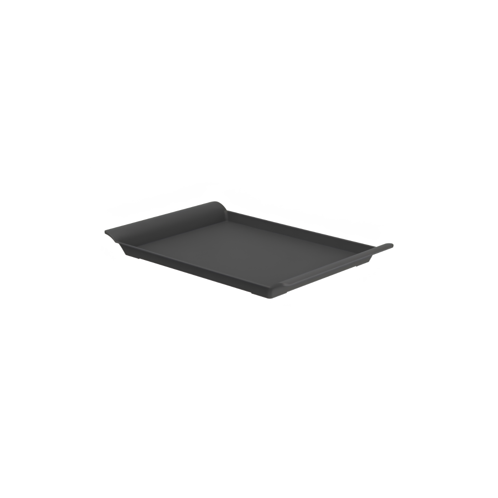 Bandeja Plástica <Ou> Lea 34x21x3,5 cm Servir Preto