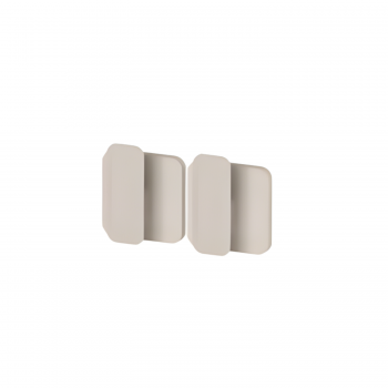 Conjunto de Ganchos de Parede <Ou> Eleve Bege