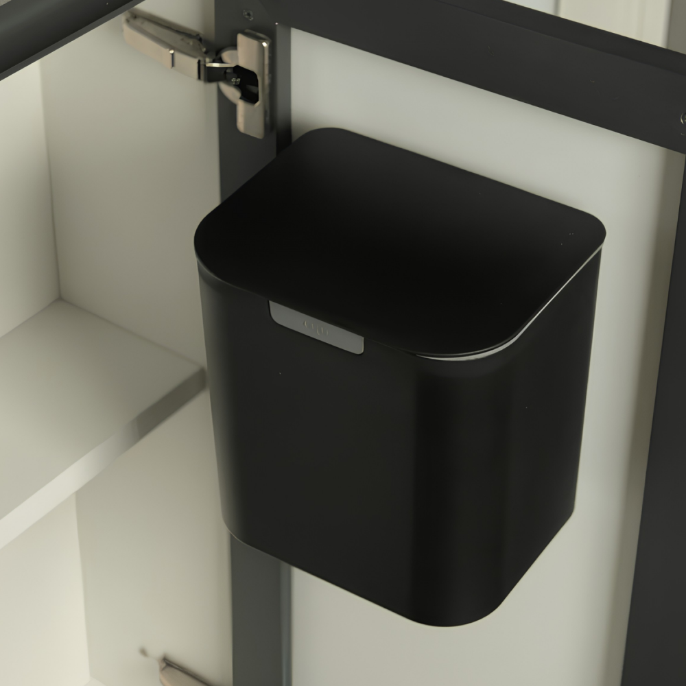 Lixeira de Bancada/Parede <Ou> 5L Liv Preto