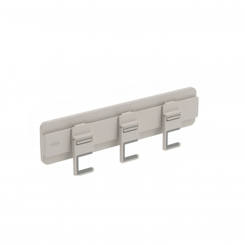 Suporte Para Vassouras e Rodos com 3 Ganchos <Ou> Flow Bege