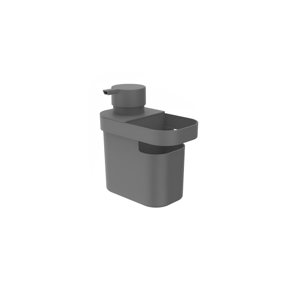 Dispenser para Detergente e Organizador de pia <Ou> 650mL Trium Chumbo