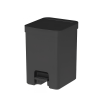 Lixeira com pedal 12L <Ou> Trium Preto