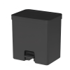 Lixeira com pedal 20L <Ou> Trium Preto