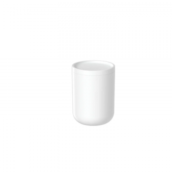 Porta Algodão e Cotonete <Ou> Bold Branco