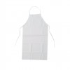 Avental de Silicone/Vinil CA9965 120x70cm Branco