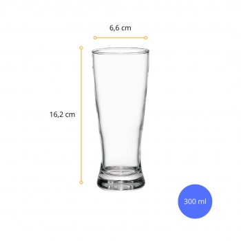 Copo de Vidro 300mL Tulipa Cisper