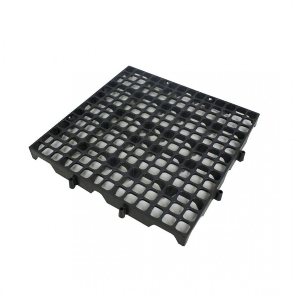 Estrado Plástico Modular Leve 25x25x2,5cm Tambasa Preto