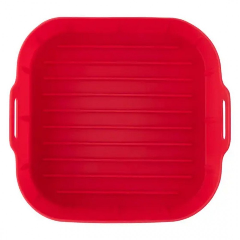 Forma de Cozimento para Fritadeira Elétrica Quadrada 19cm Silicone Mori
