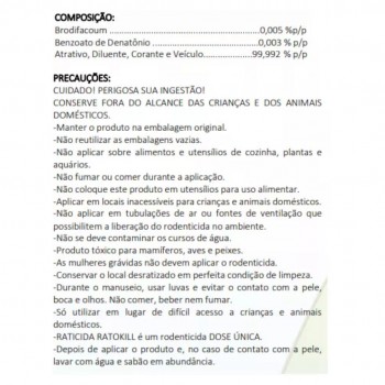 Raticida Granulado Insetimax Ratokill 25g