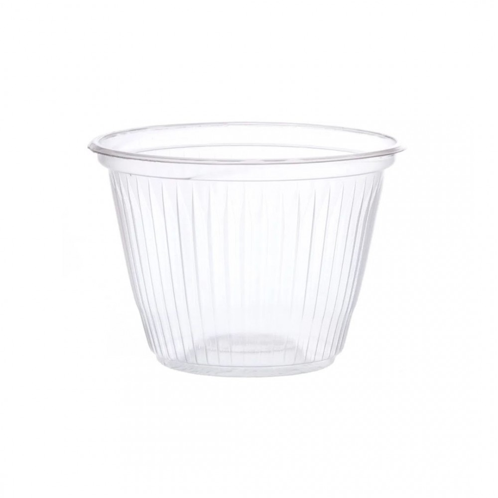 Pote Plástico Descartável 100mL Altacoppo com 100 unid. Transparente
