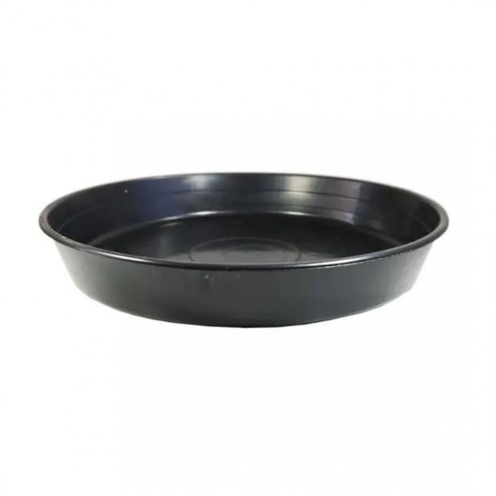 Prato Redondo para Vaso n°5 Treplast Preto
