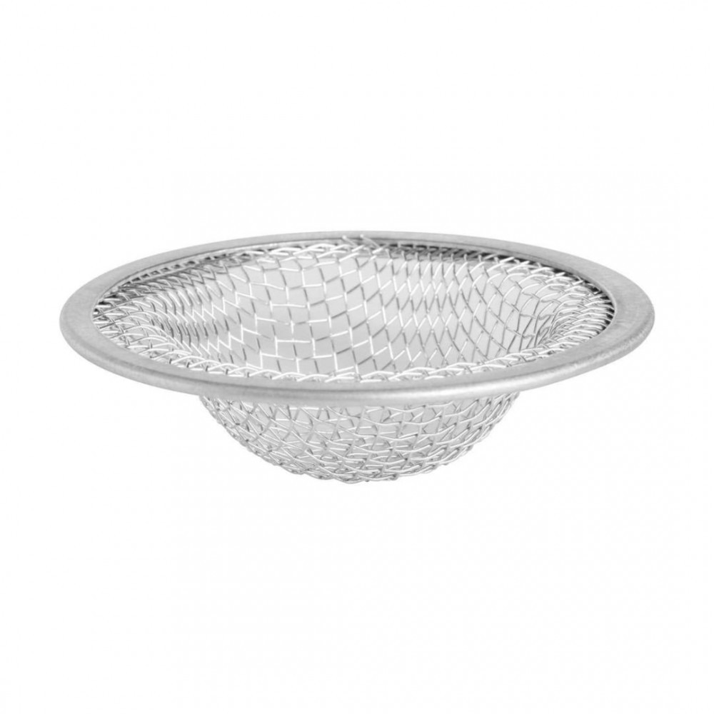 Ralo para Pia Inox Médio 3,5"x1,5" Overtime com Borda de Alumínio