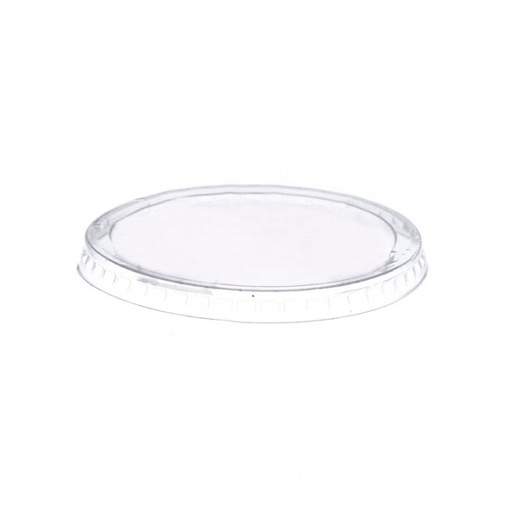 Tampa para Pote Plástico Descartável 100mL Altacoppo Transparente com 50 unid.