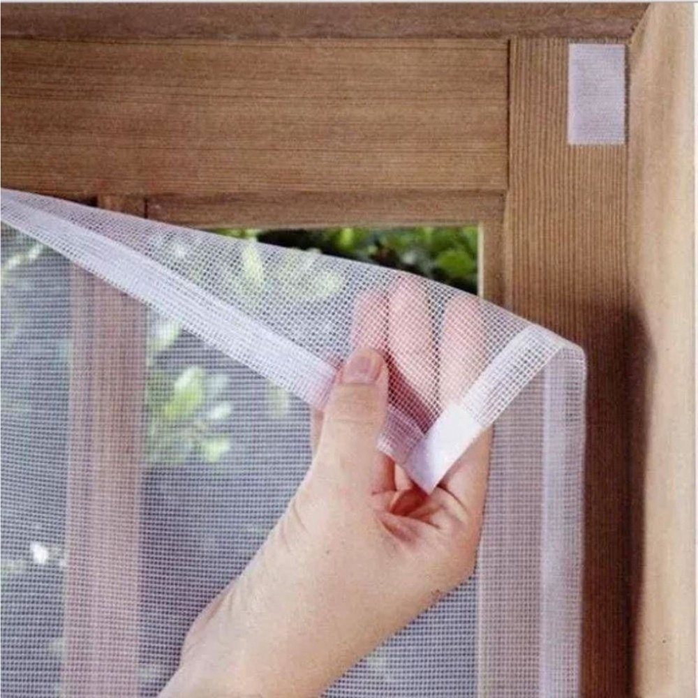 Tela Mosquiteira Pronta com Velcro 123x225cm Assessolar