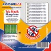 Tela Mosquiteira Pronta com Velcro 123x225cm Assessolar