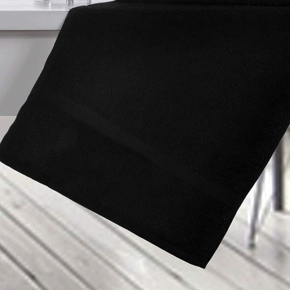 Toalha de Rosto 42x70cm Bene Casa Preta