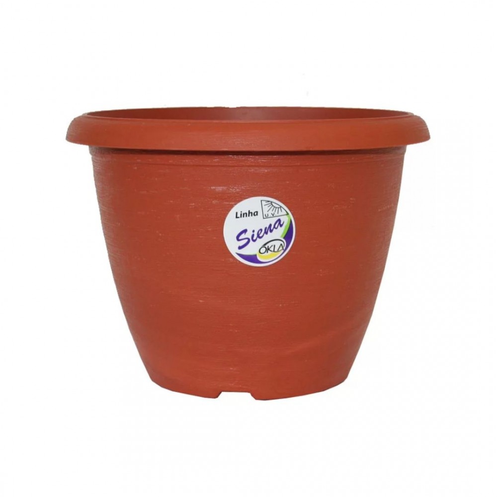 Vaso Plástico Siena n°24 Okla Cerâmica