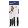 Conjunto p/ Churrasco Tramontina Plenus 4 peças Preto