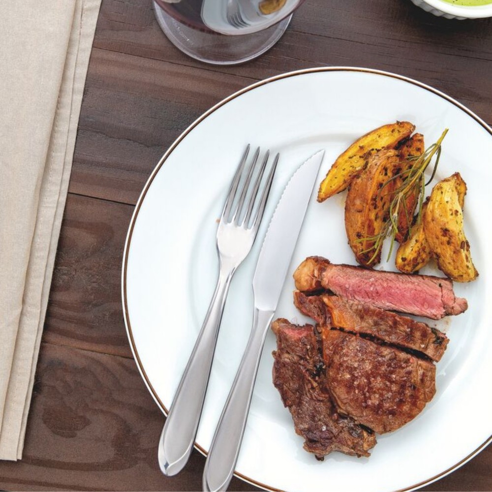 Faca Mesa Churrasco Inox Laguna c/ 3 Tramontina