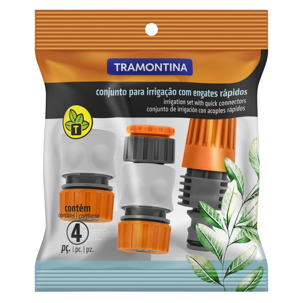 Esguicho p/ Mangueira 4 Peças Tramontina
