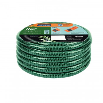 Mangueira para Jardim 1/2" com Engates Tramontina Flex Verde 25 metros