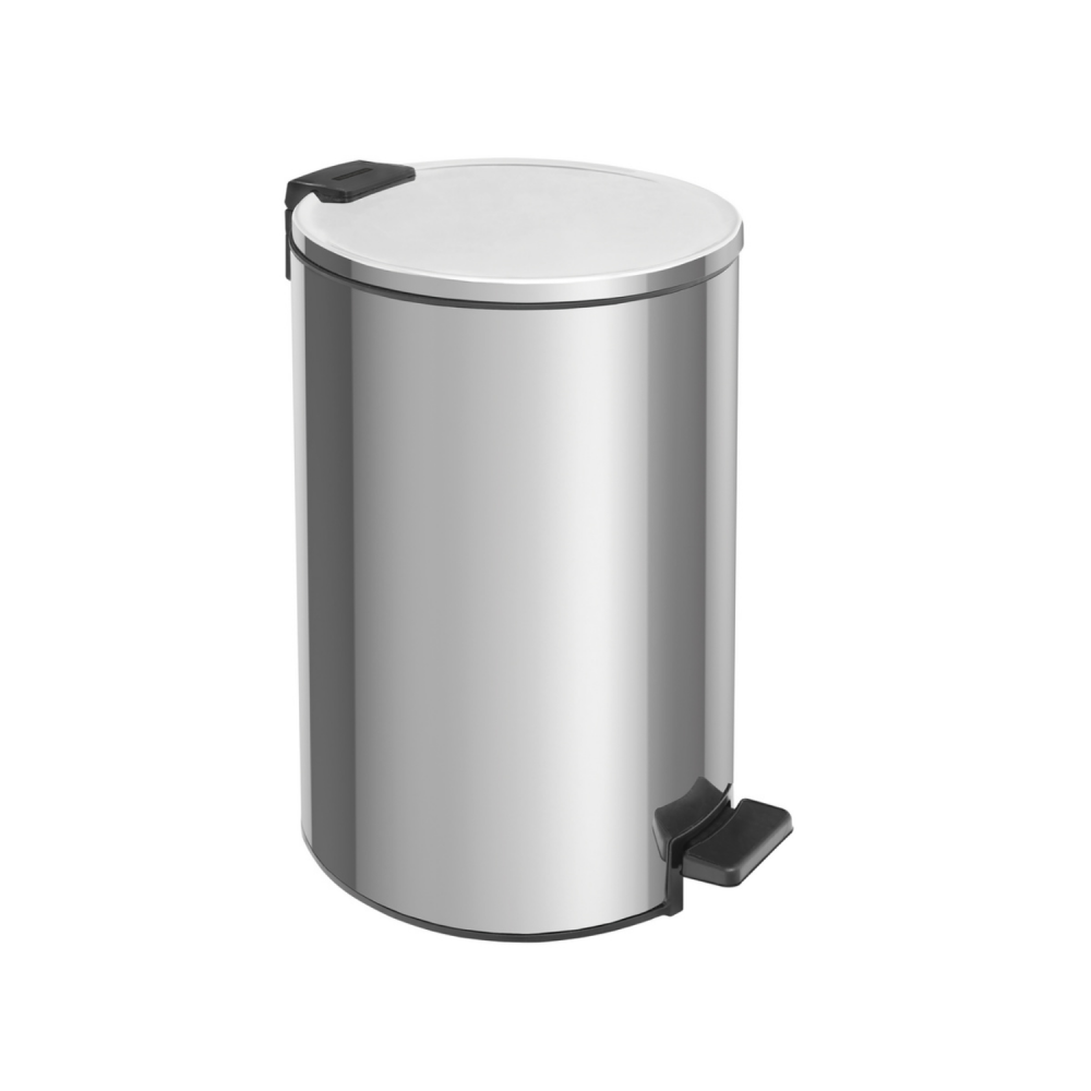 Lixeira Inox com Pedal 20L Tramontina Loop