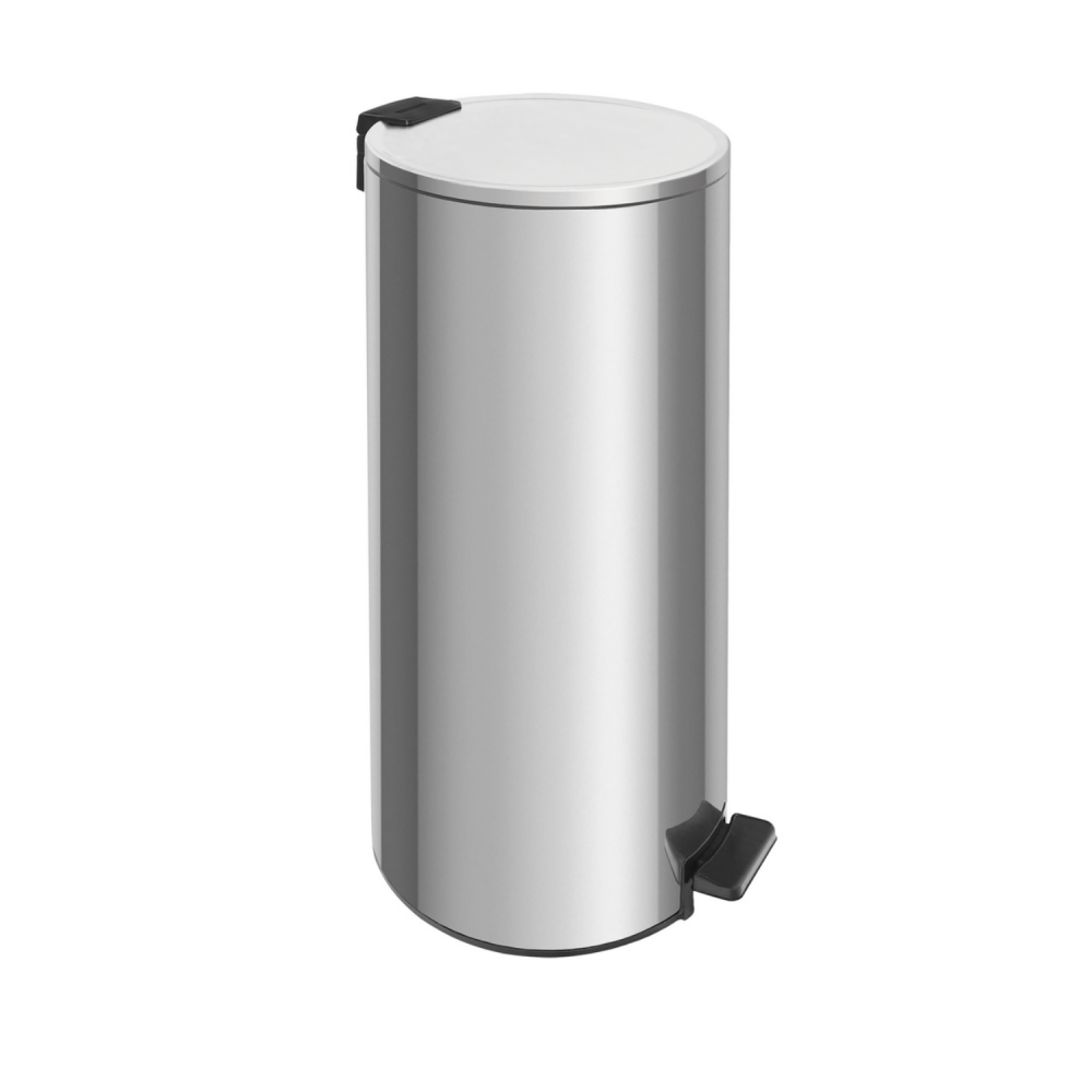 Lixeira Inox com Pedal 30L Tramontina Loop