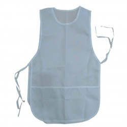 Avental Bata Infla Paville 100% Poliéster Branco Avental Bata Infla Paville 100% Poliéster Branco