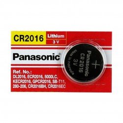 Bateria de Lítio 3V Panasonic CR2016 com 1 unid. Bateria de Lítio 3V Panasonic CR2016 com 1 unid.